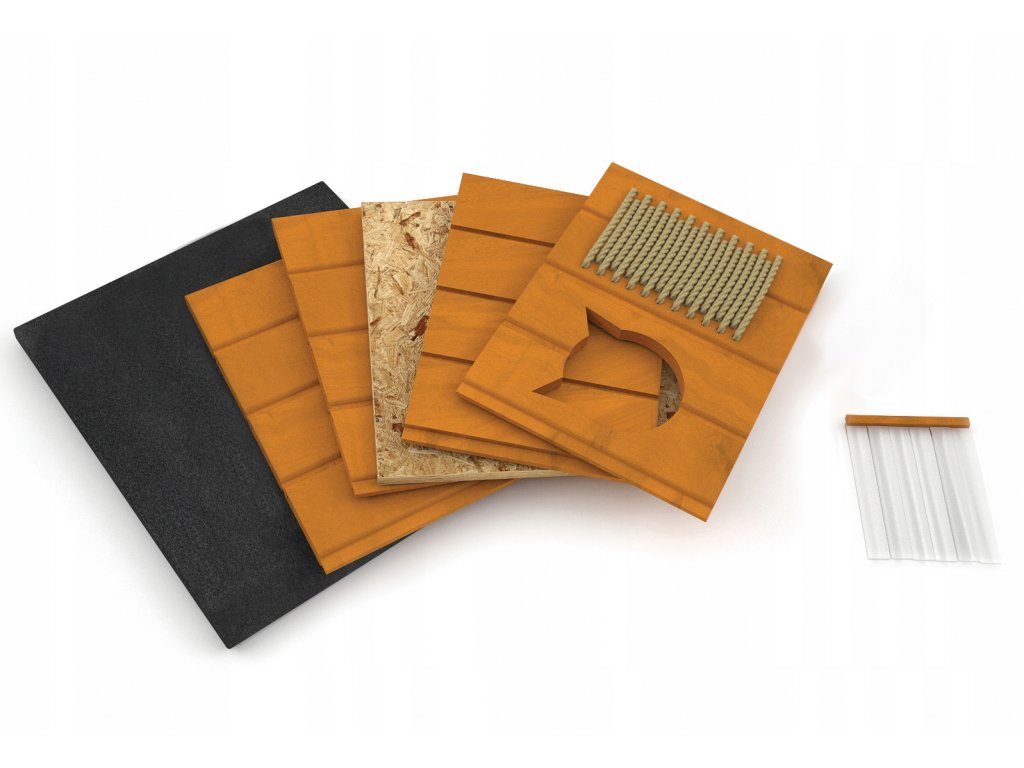 Kućica za mačke klasična - smeđa - Slika 2