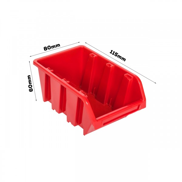 Zidni organizator alata 1752×780 mm - 88 kutije + držači - Slika 5