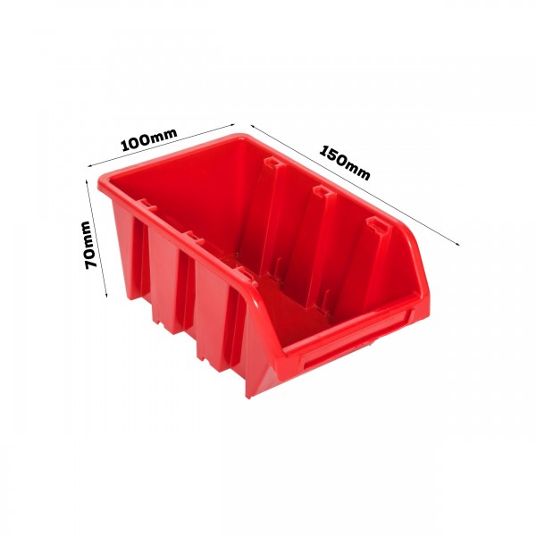 Zidni organizator alata 1752×780 mm - 57 kutije + držači - Slika 6