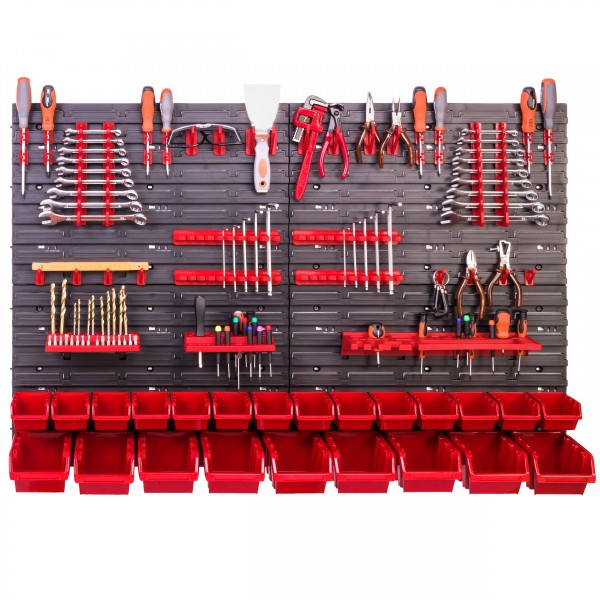 Zidni organizator alata 1152×780 mm - 23 kutije + držači - Slika 3