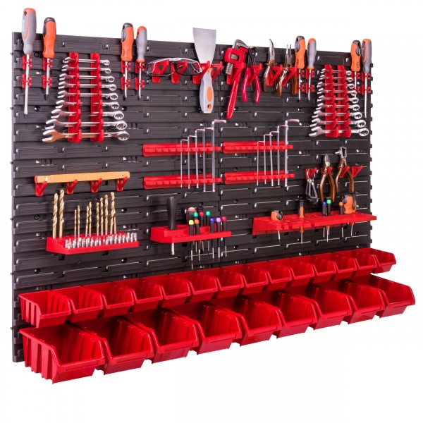 Zidni organizator alata 1152×780 mm - 23 kutije + držači