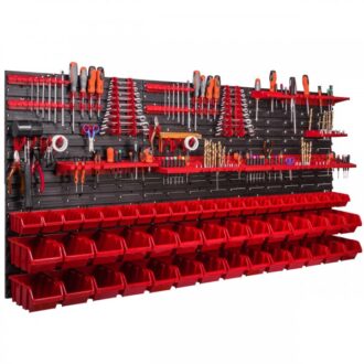 Zidni organizator alata 1752×780 mm - 50 kutije + držači