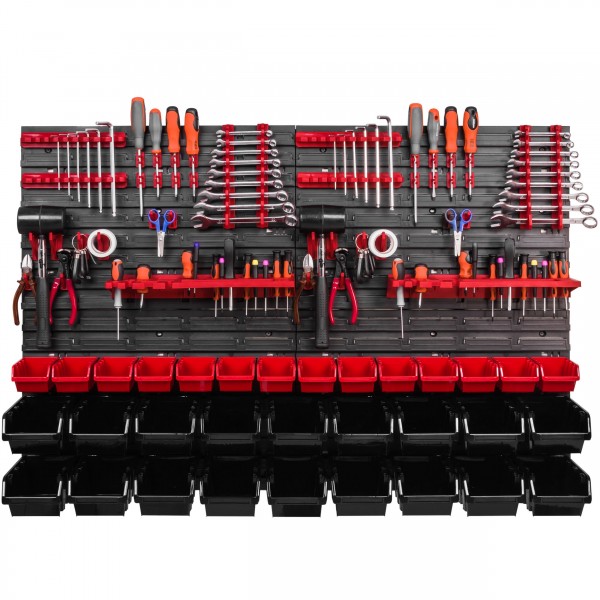 Zidni organizator alata 1152×780 mm - 32 kutije + držači - Slika 3