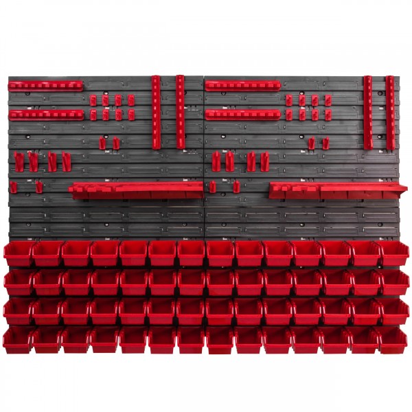 Zidni organizator alata 1152×780 mm - 56 kutije + držači - Slika 3