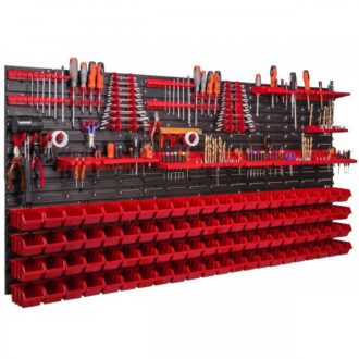Zidni organizator alata 1752×780 mm - 88 kutije + držači