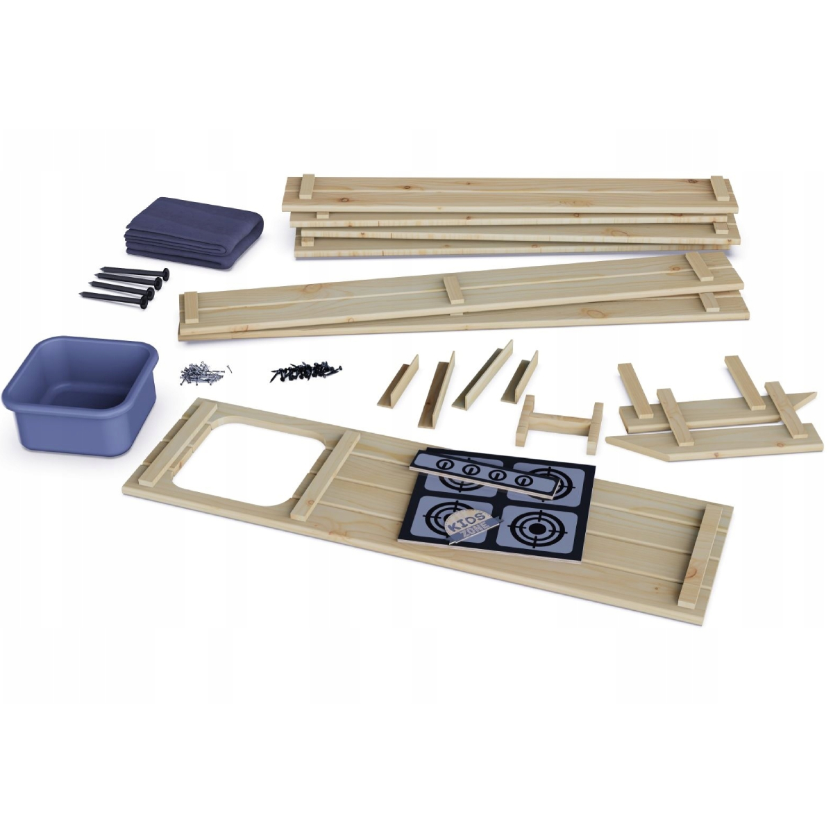 Pjesnik - drveni s dječjom kuhinjom - Slika 5